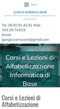 Mobile Screenshot of lezioni-di-informatica.com